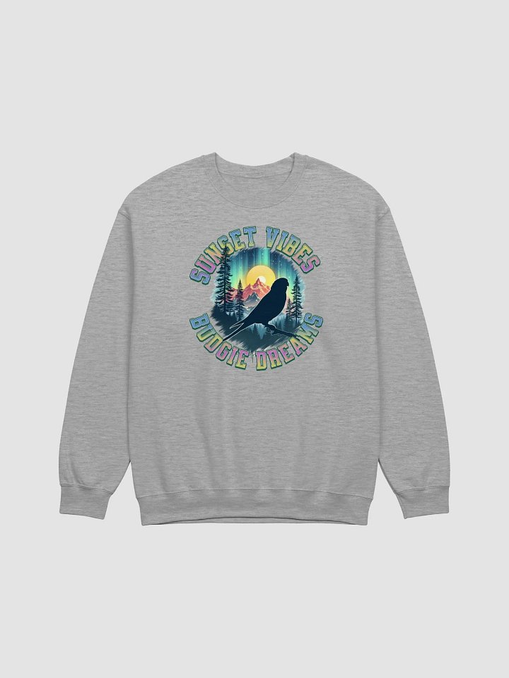 Sunset Vibes Budgie Dreams Air-Spun Classic Crewneck Sweatshirt product image (21)