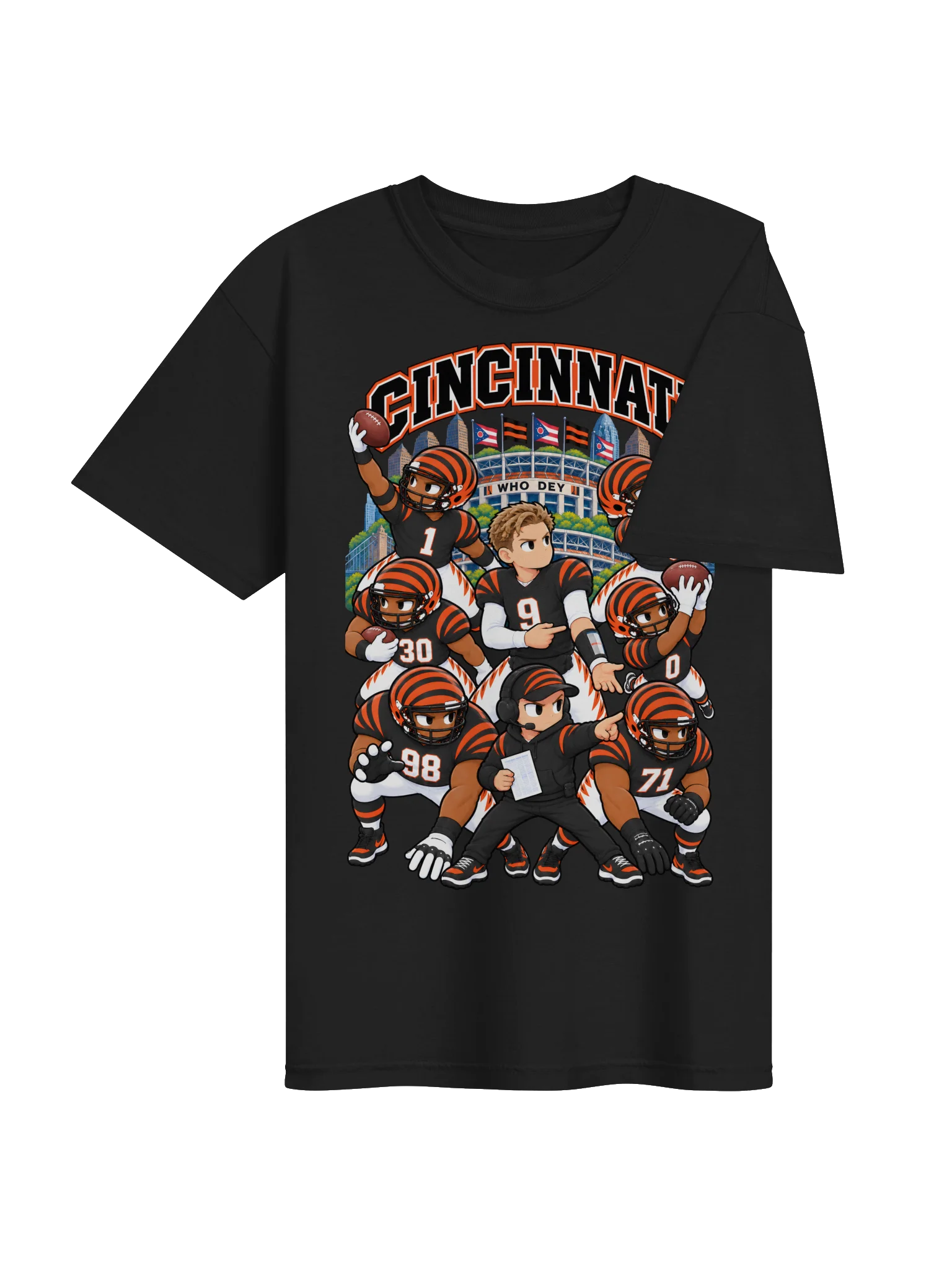 Cincinnati Football Animated Player T-Shirt product image (10)
