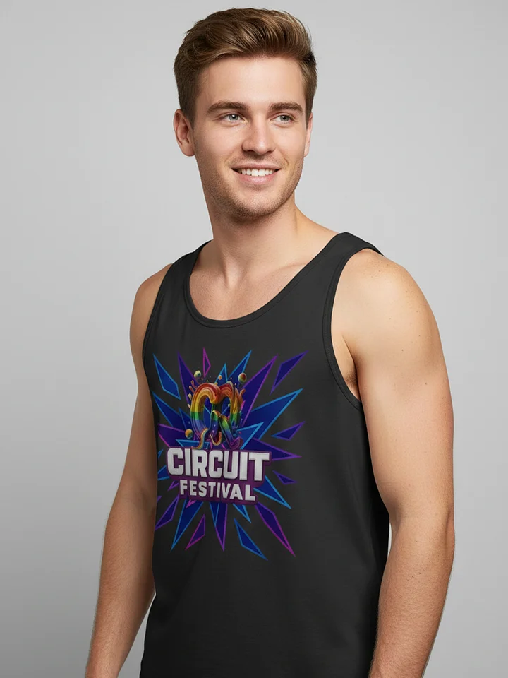 CQ CIRCUIT FESTIVAL – NEON BURST PARTY TANK product image (2)