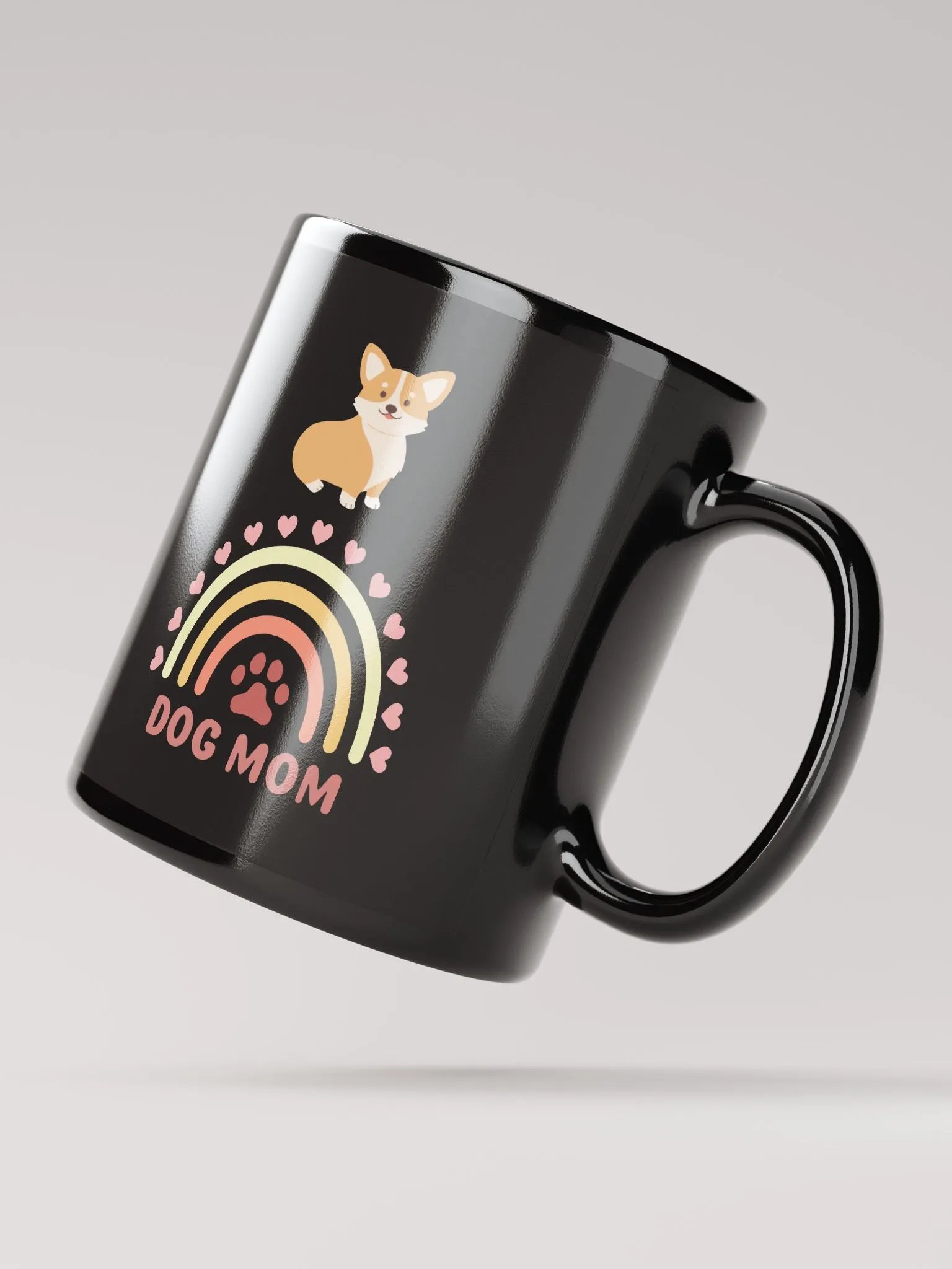 Rainbow Corgi Dog Mom Mug product image (3)
