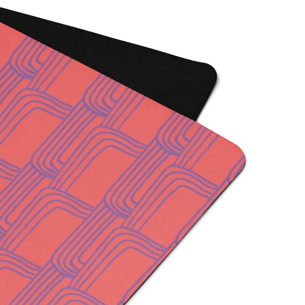 Vibrant Abstract Line Yoga Mat product image (3)