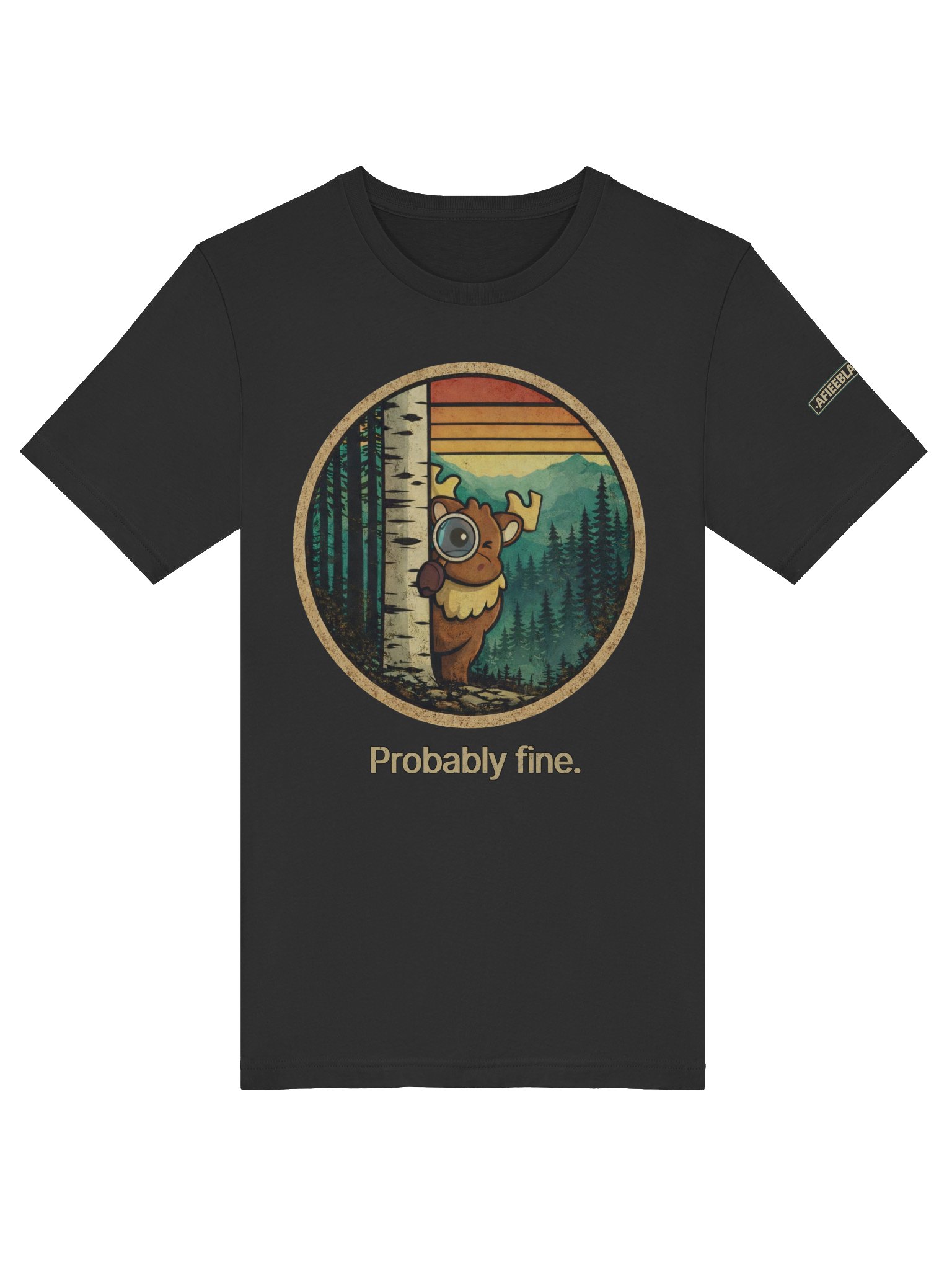 Probably Fine Moose T-Shirt product image (29)