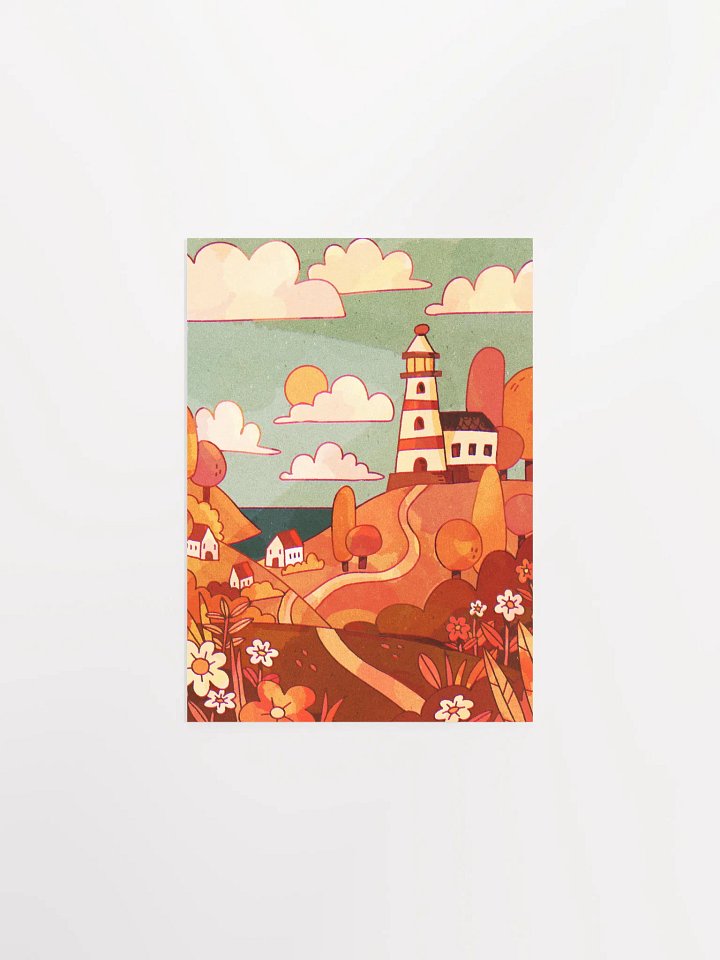 Autumnal Lighthouse Print product image (2)