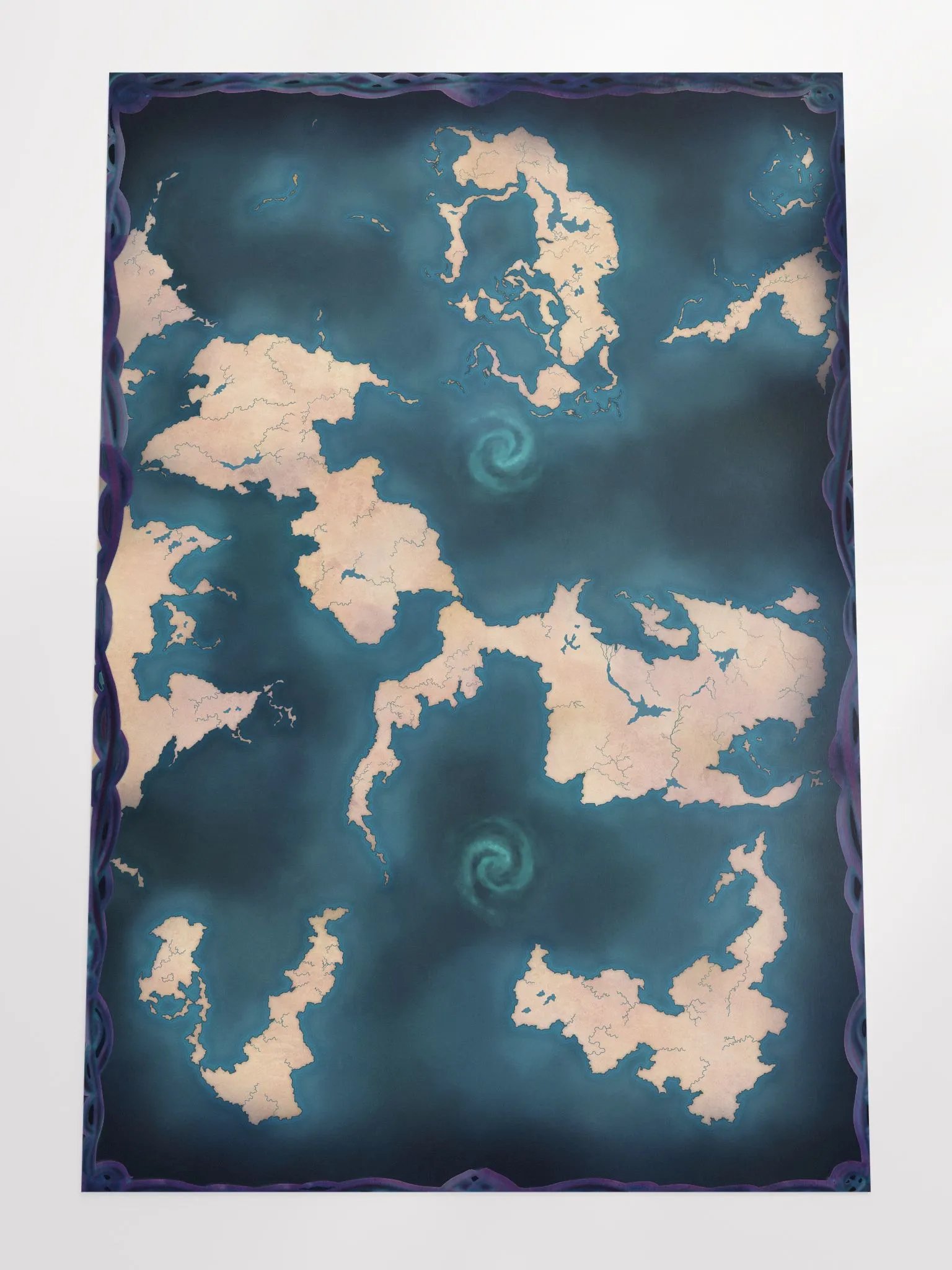 Blank Fantasy World Map product image (4)