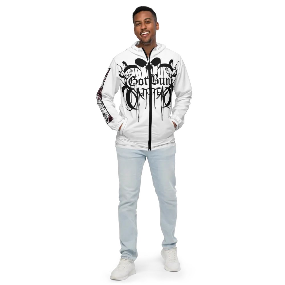 Goth bun B&W jacket product image (1)
