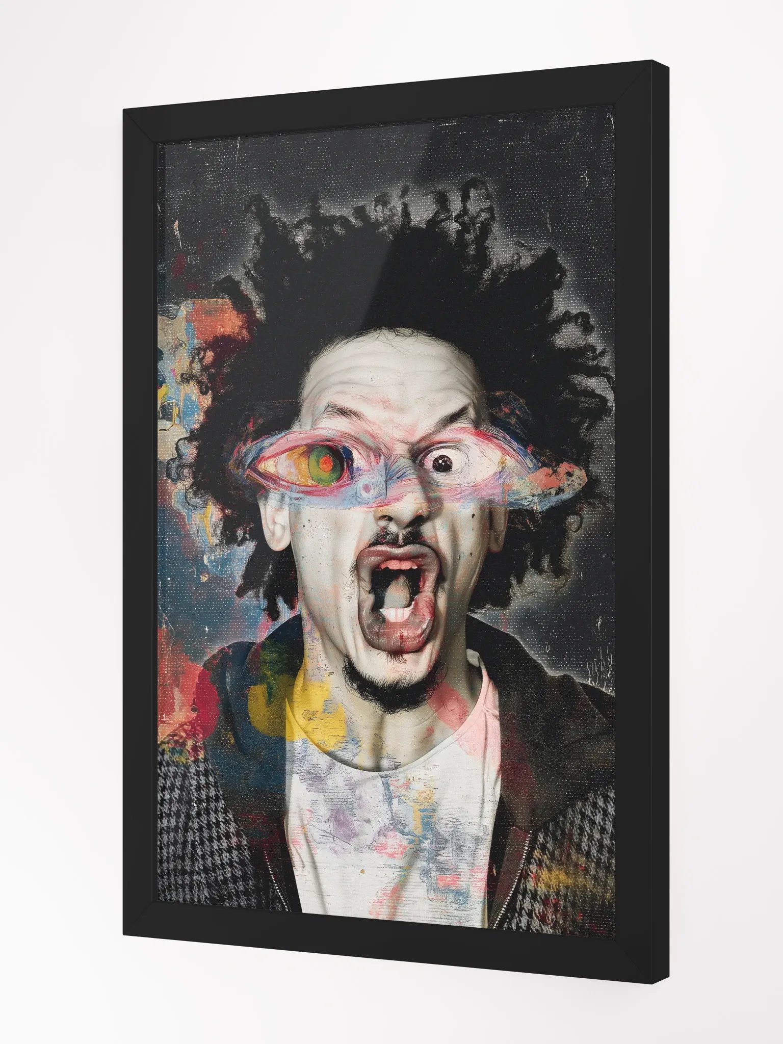 Surreal Eric Andre Eco-Friendly Ayous Wood Framed Matte Poster product image (3)