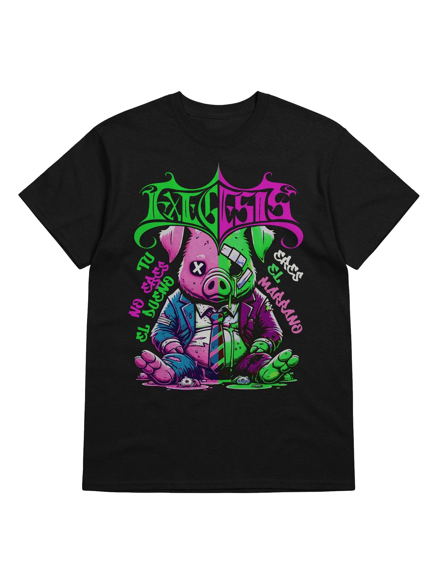 Split Personality Pig Graphic Tee product image (5)