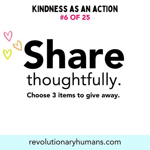 Ah, this prompt is woefully and vague but I shall clarify! We tend to have a lot of stuff, things we don't need, things someo...