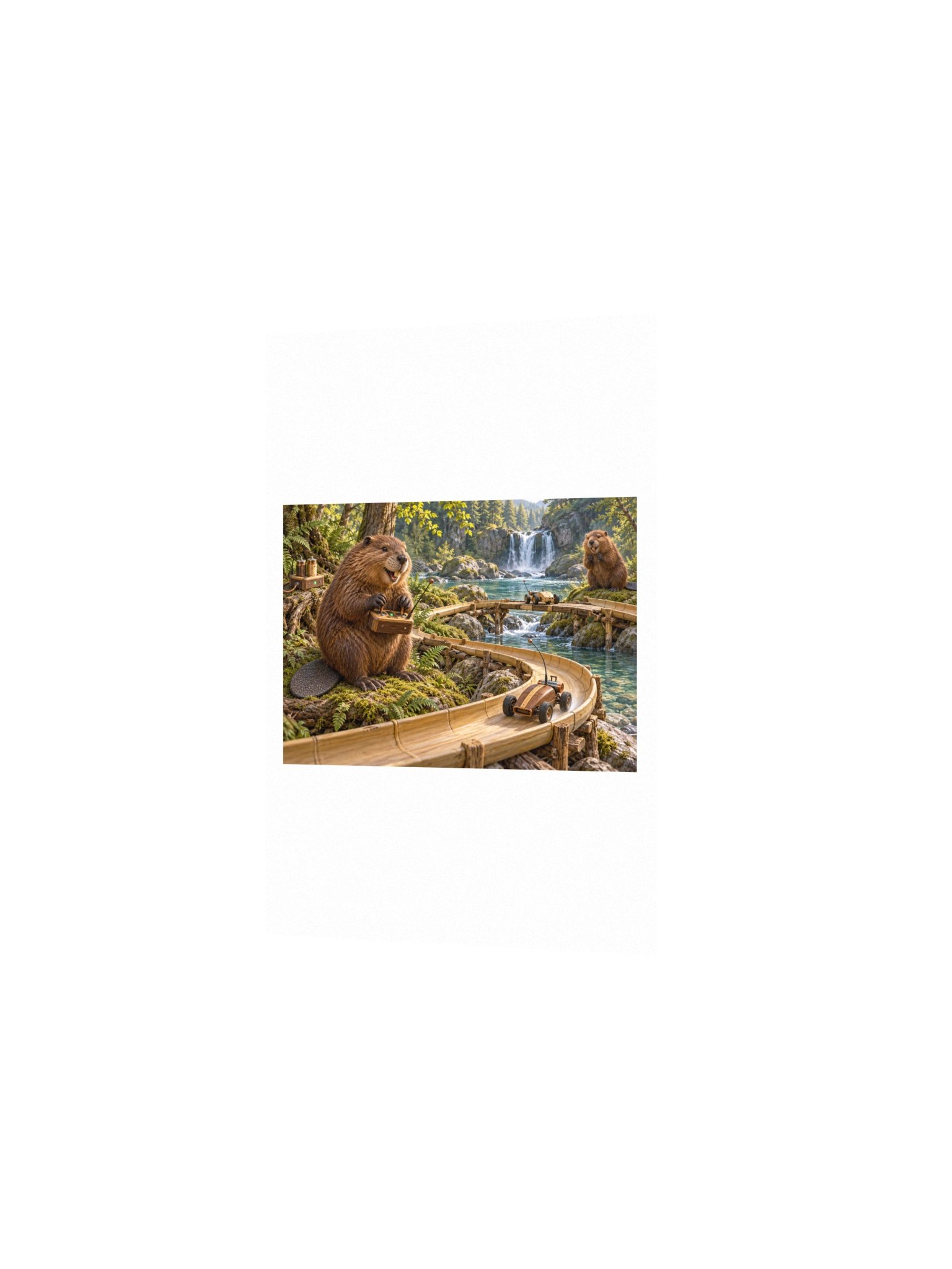 Timber Track Small Art Print product image (2)