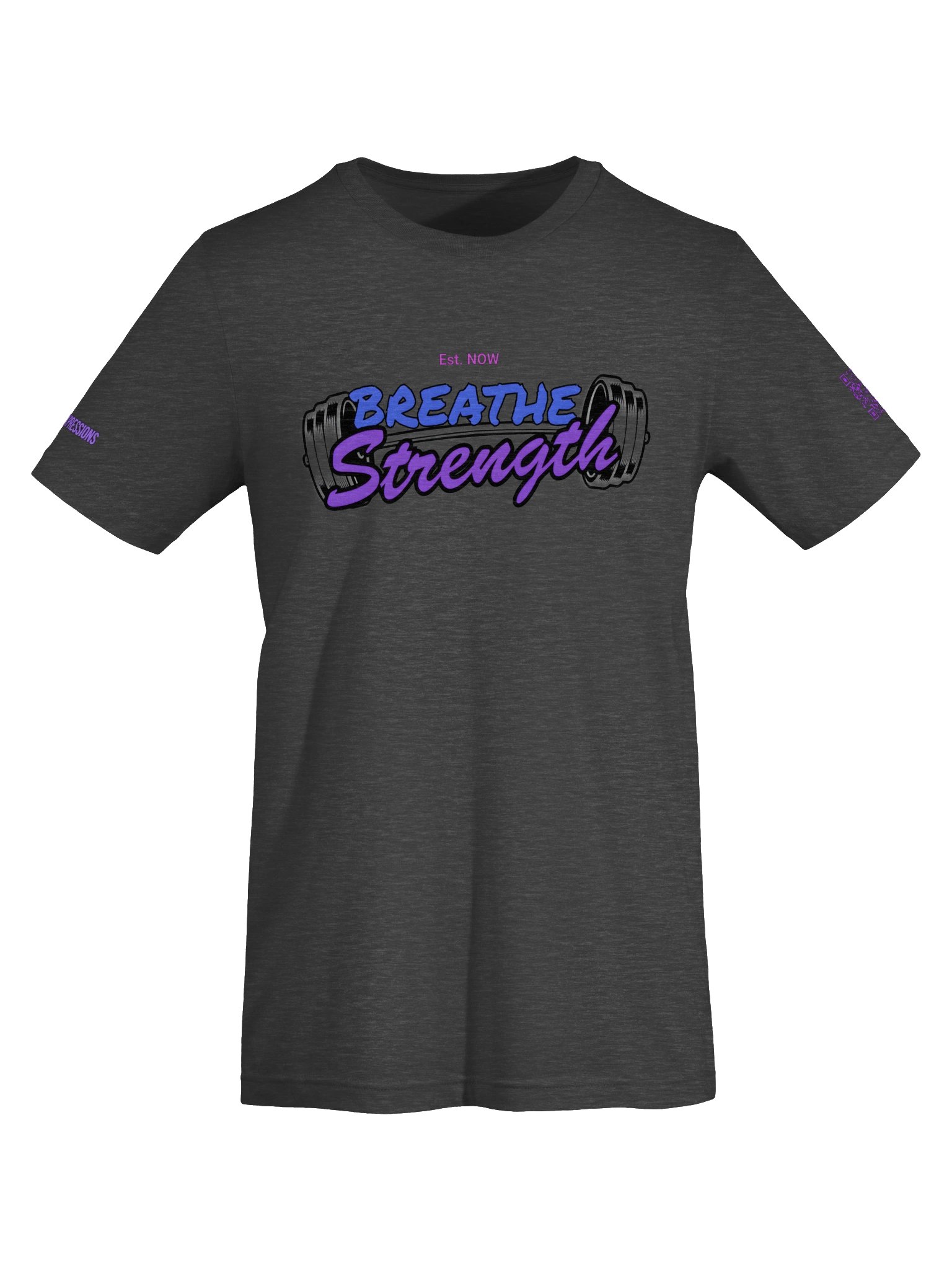 Breathe Strength Est. Now Logo Tee product image (95)