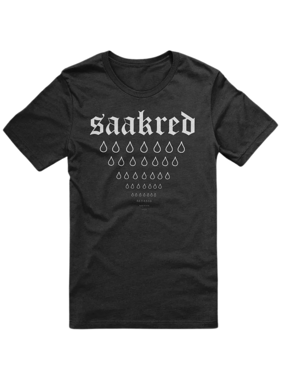 Saakred Tears Tee (black) soft-cotton product image (1)