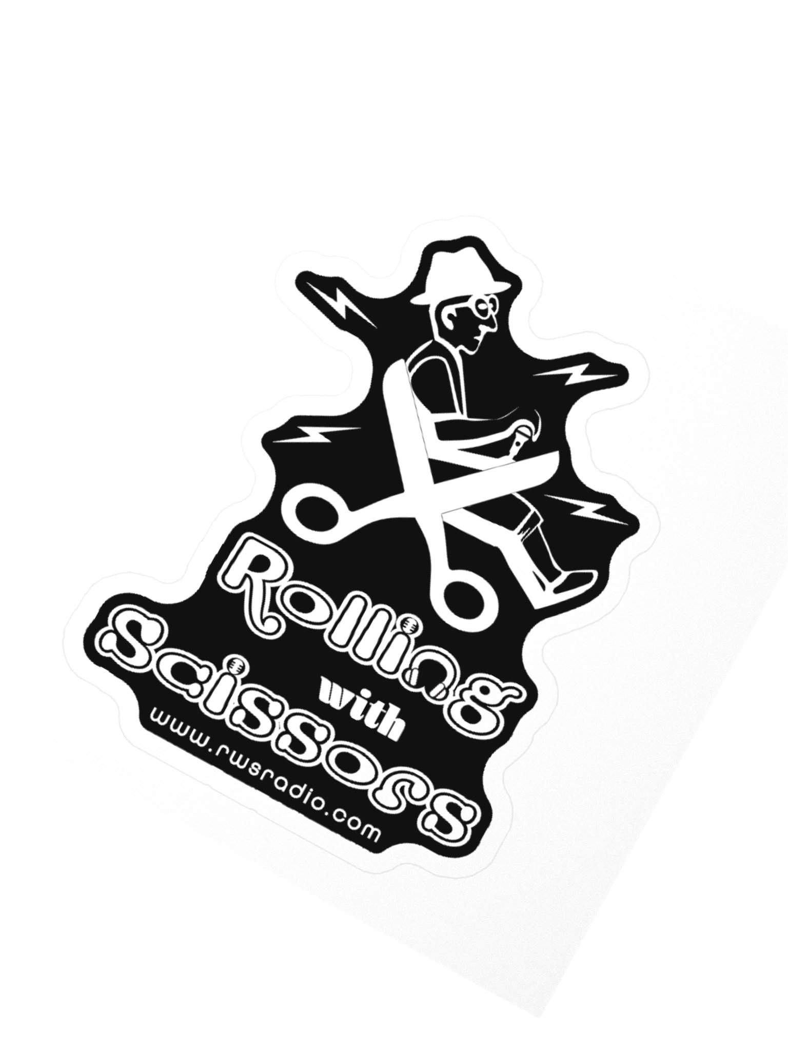Rolling with Scissors Logo Sticker product image (2)