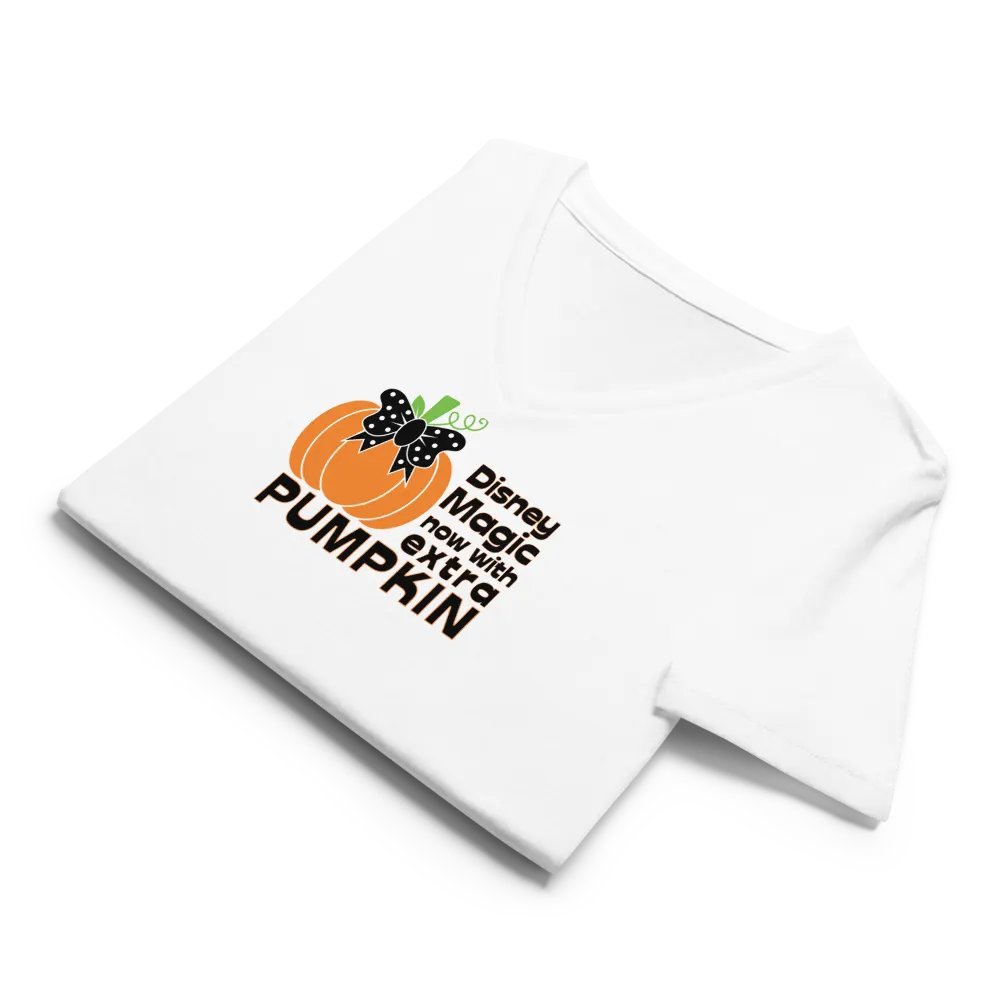 Disney Magic and a Dose of Pumpkin Halloween V-Neck Tee product image (8)