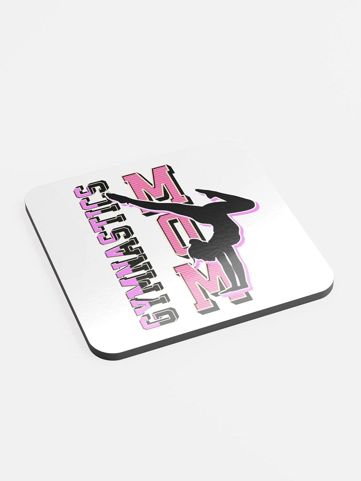 Mom Gymnastics Elegant Silhouette Coaster Set product image (2)
