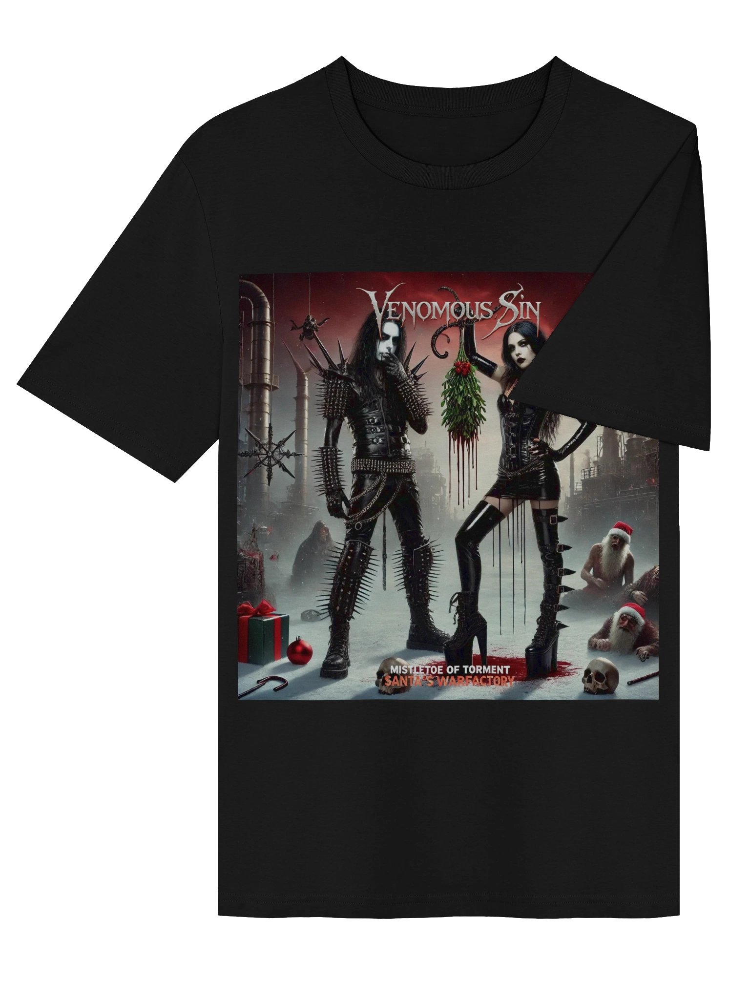 Gothic Mistletoe Unisex T-Shirt product image (4)