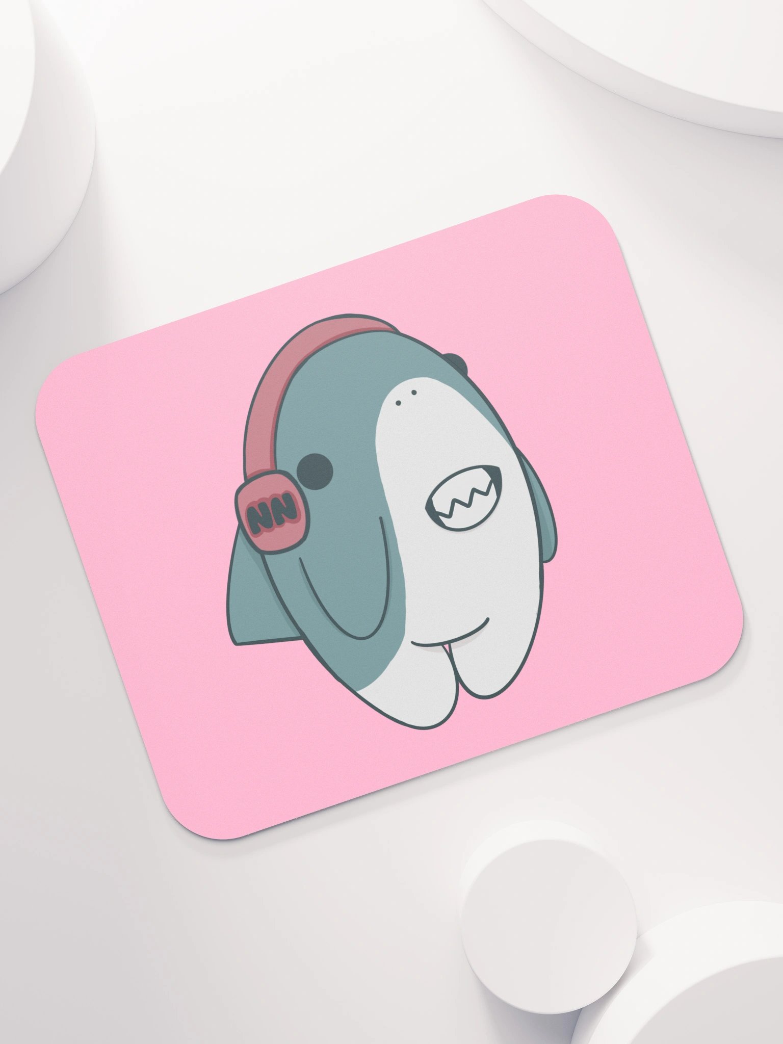 PINK SHARK MOUSE PAD product image (7)