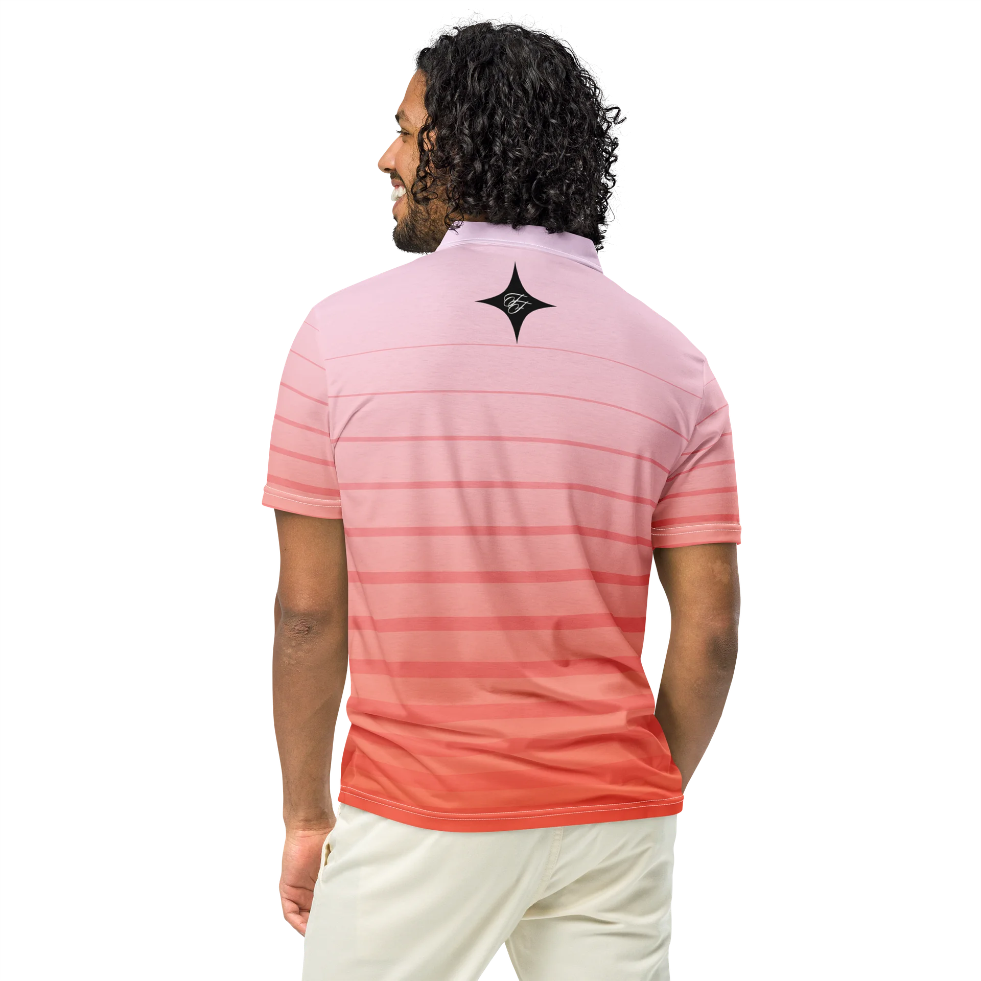 F&F Strawberry Lemonade Slim Fit Polo Shirt product image (5)