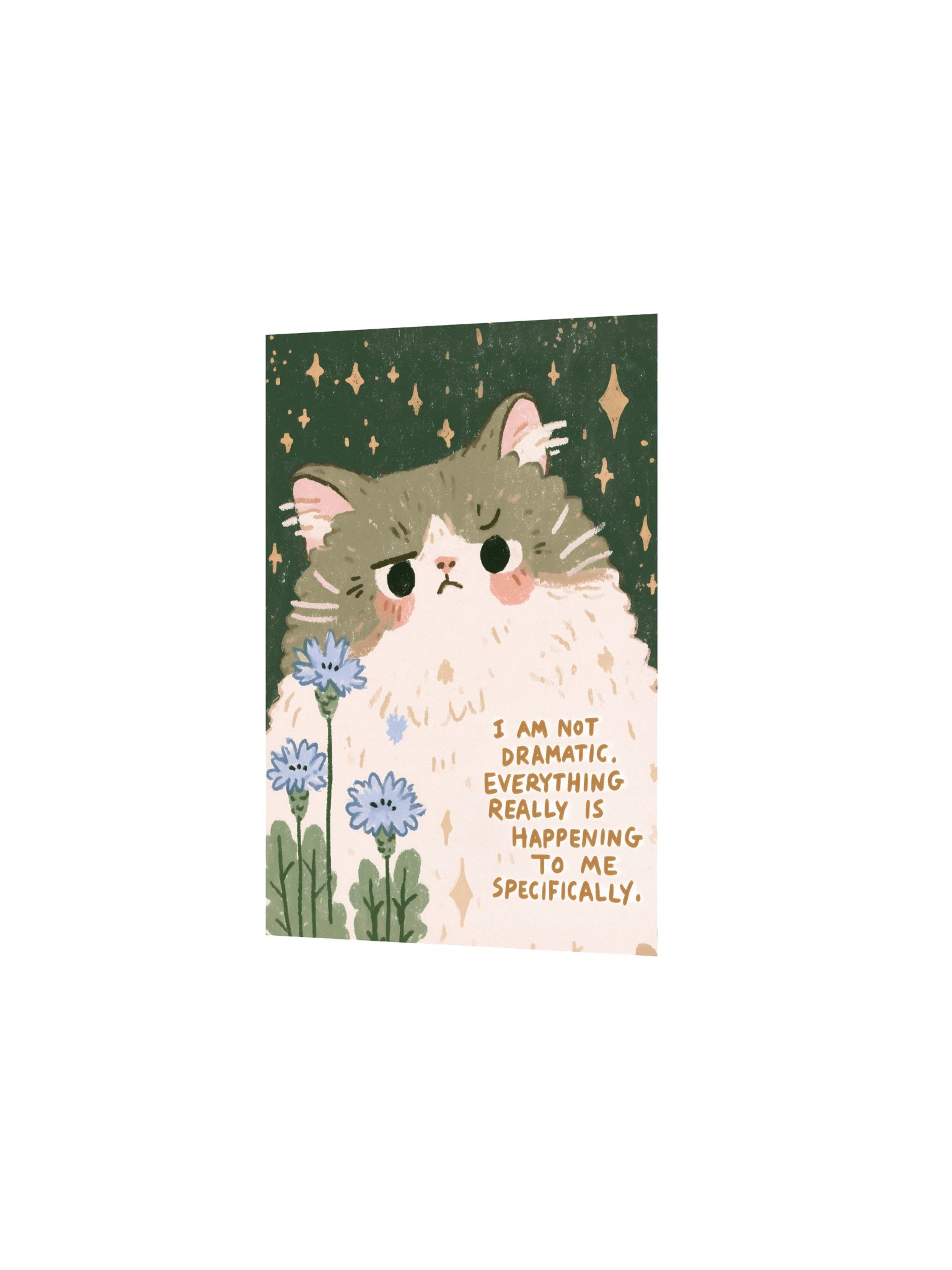 Not Dramatic Cat Quote Poster product image (14)