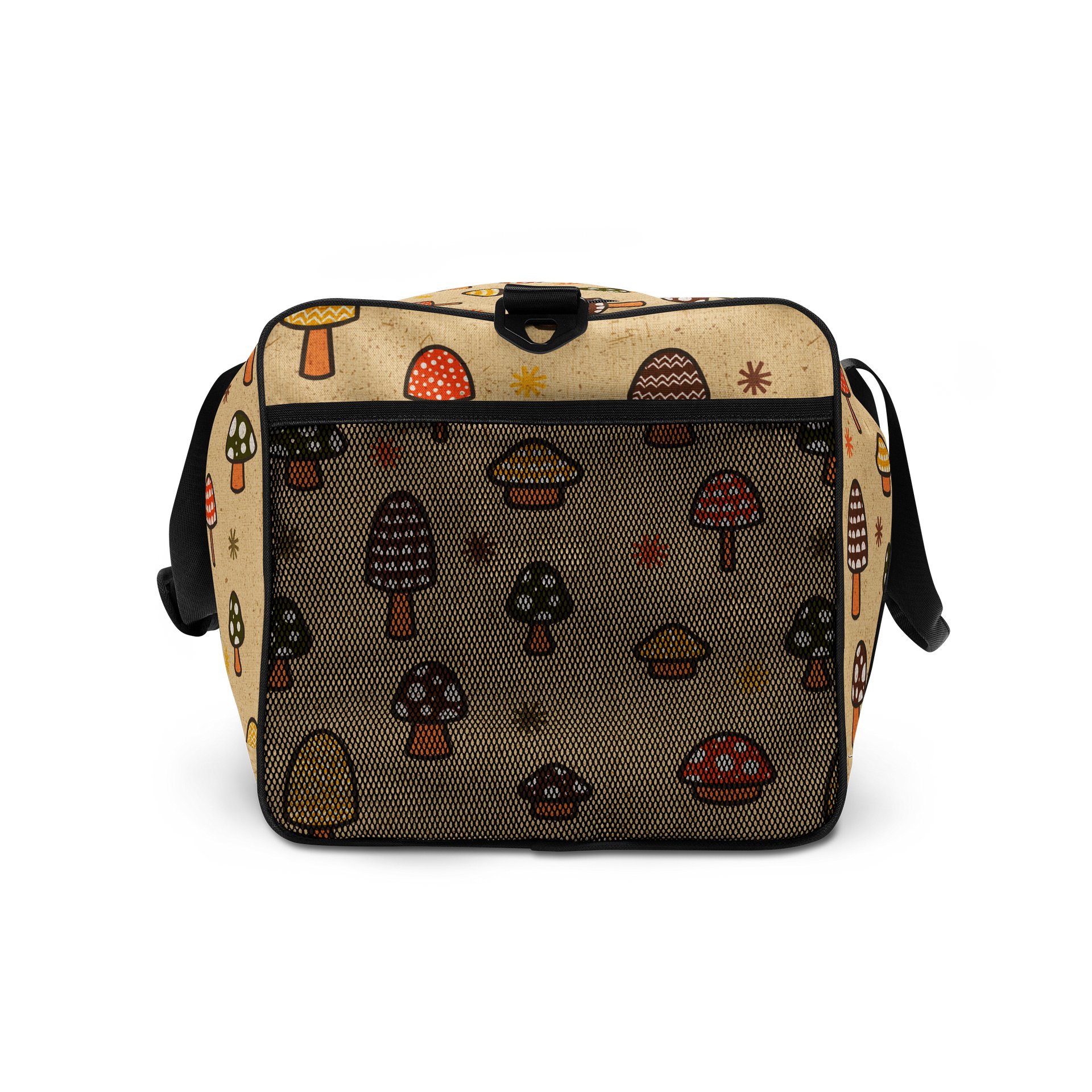 1970s Retro Mushrooms Duffel Bag product image (7)