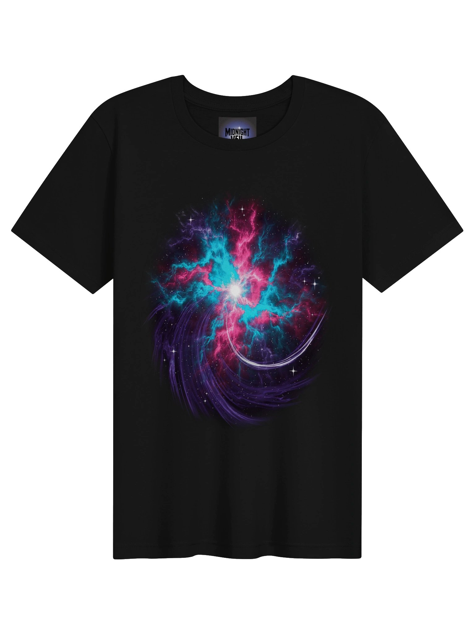 Midnight Veil — Crescent Nebula Tee product image (1)