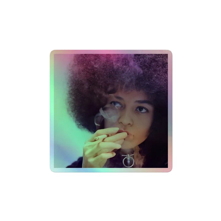 Angela Davis Holographic Sticker product image (2)