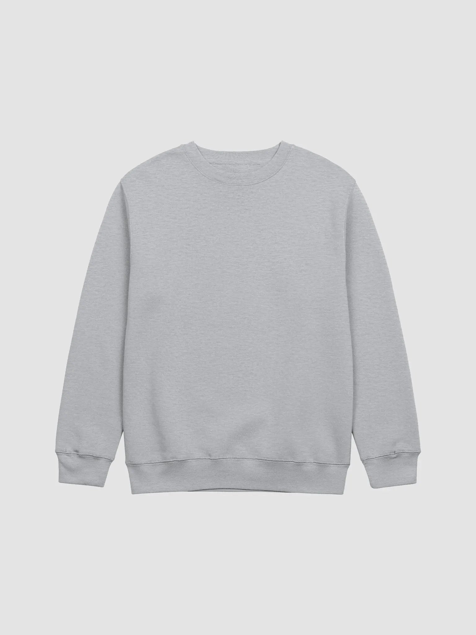 Plain Color Heather Grey Sweatshirt product image (5)