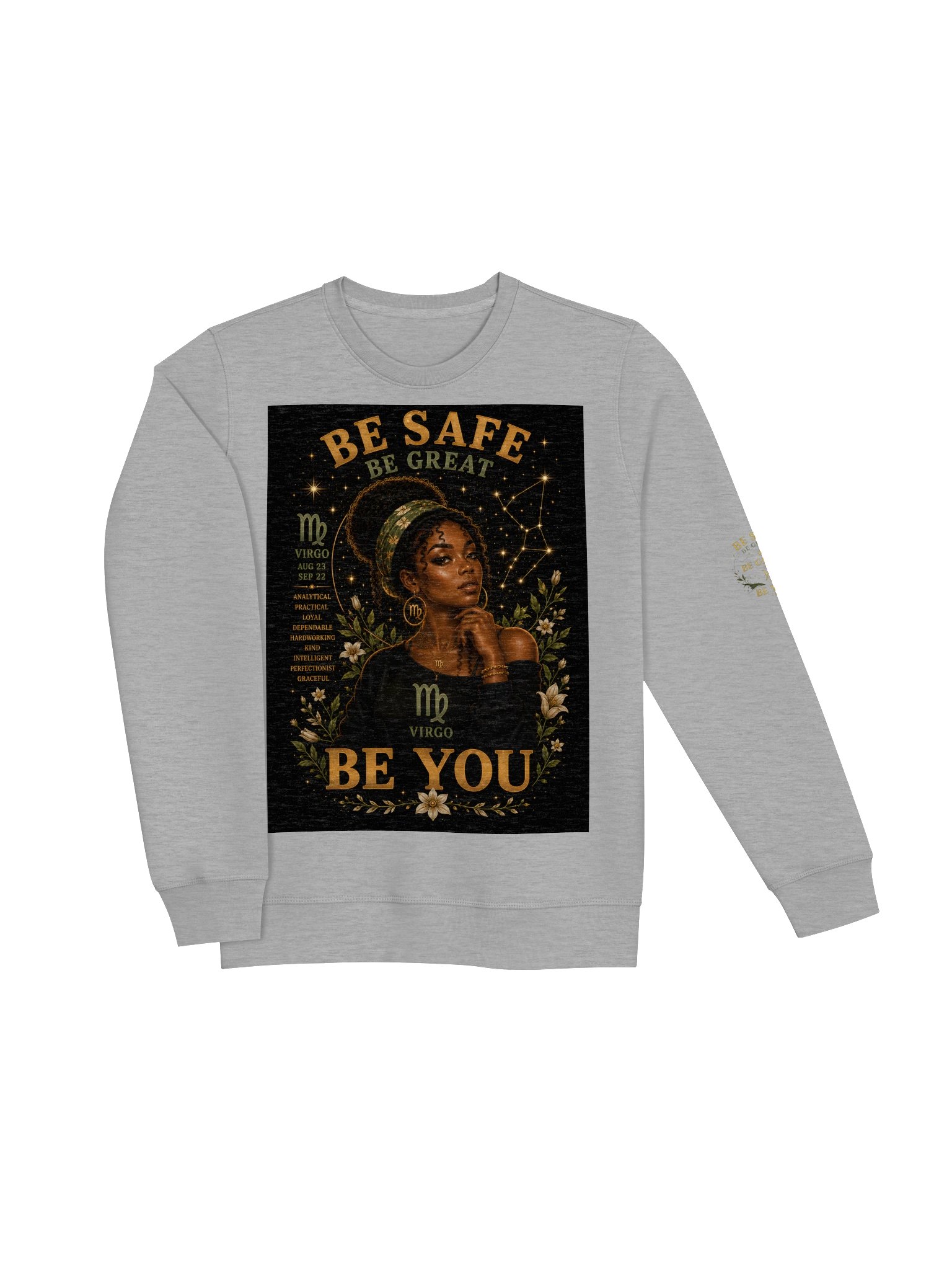 Virgo For the perfectionists. Practical. Wise. Reliable. Virgo finds beauty in every detail and purpose in every step. 🌿 Be Safe. Be Great. Be You. product image (9)