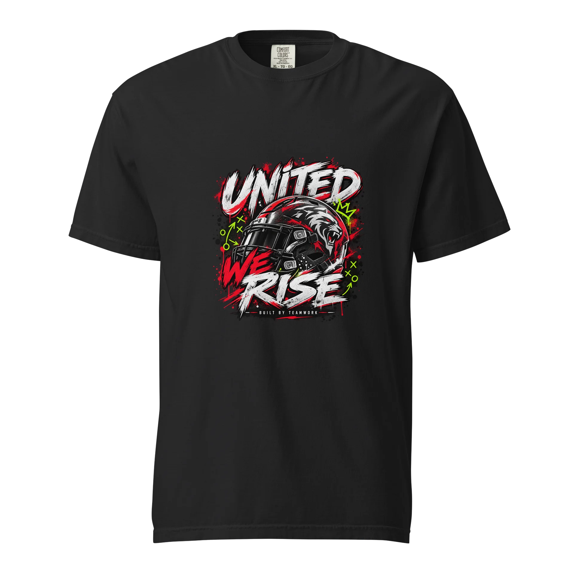 United We Rise Wolf Football Tee product image (1)