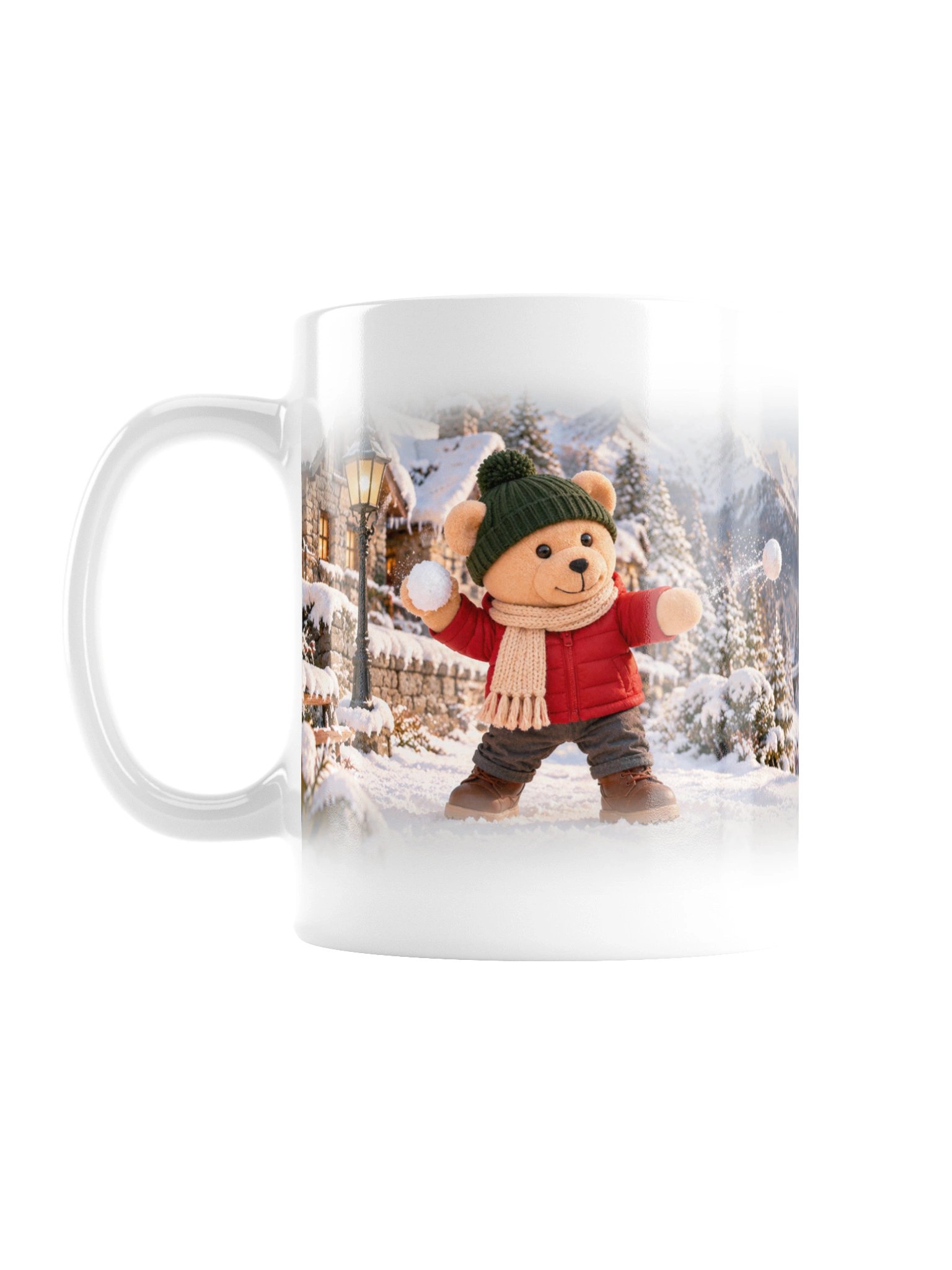 Snowball Fight — Teddy & Tatty Winter Mug product image (2)