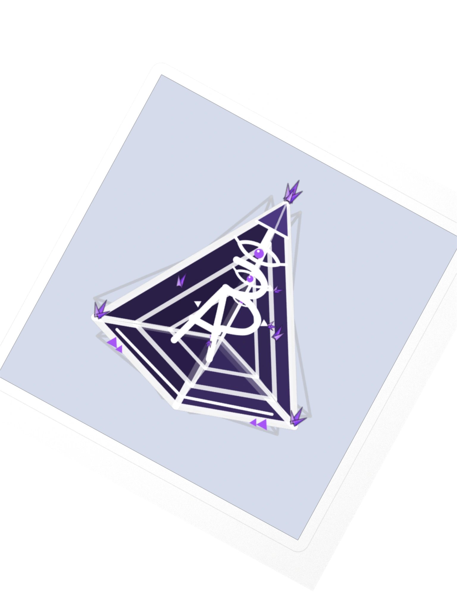 AP-3 9D Pyramid — Block Sticker product image (2)