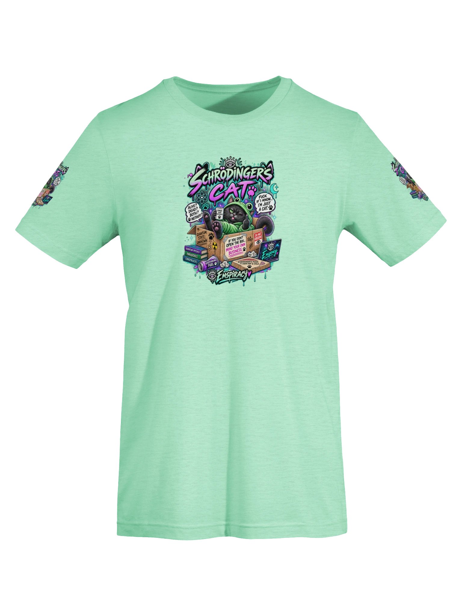 😂💚🐸 SCHRÖDINGER’S CAT FUCK KNOWS. I’M JUST A CAT. 🐈‍⬛🖕 product image (75)