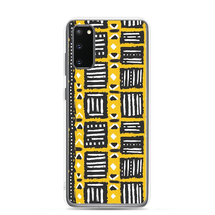 Tribal Vibes Clear Samsung® S20 S21, S22, S23, S24, S25, Plus, Ultra Cases. product image (1)