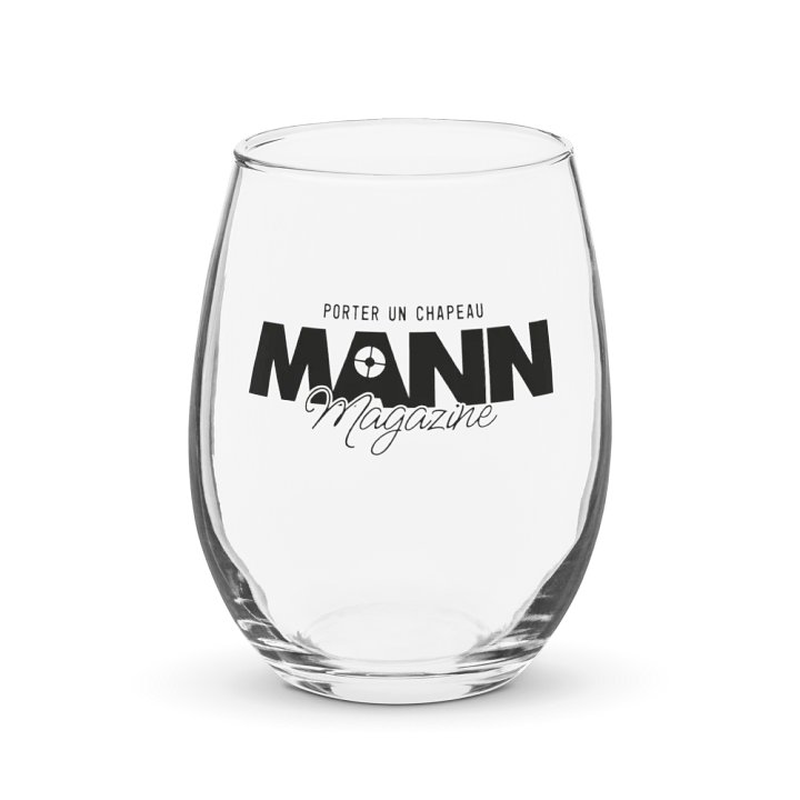 MANN Magazine Black Wine Glass product image (1)