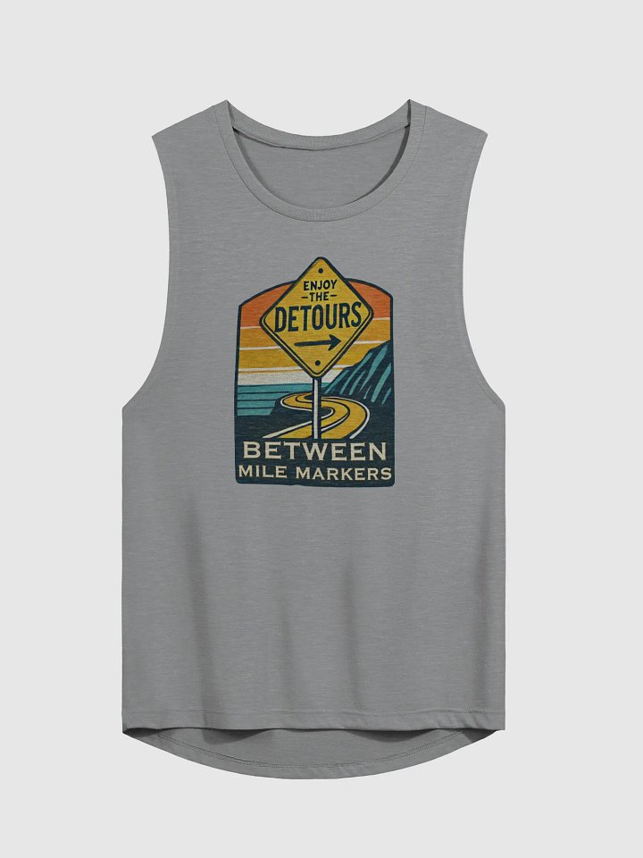 Enjoy The Detours Women's Flowy Tank Top - White product image (1)