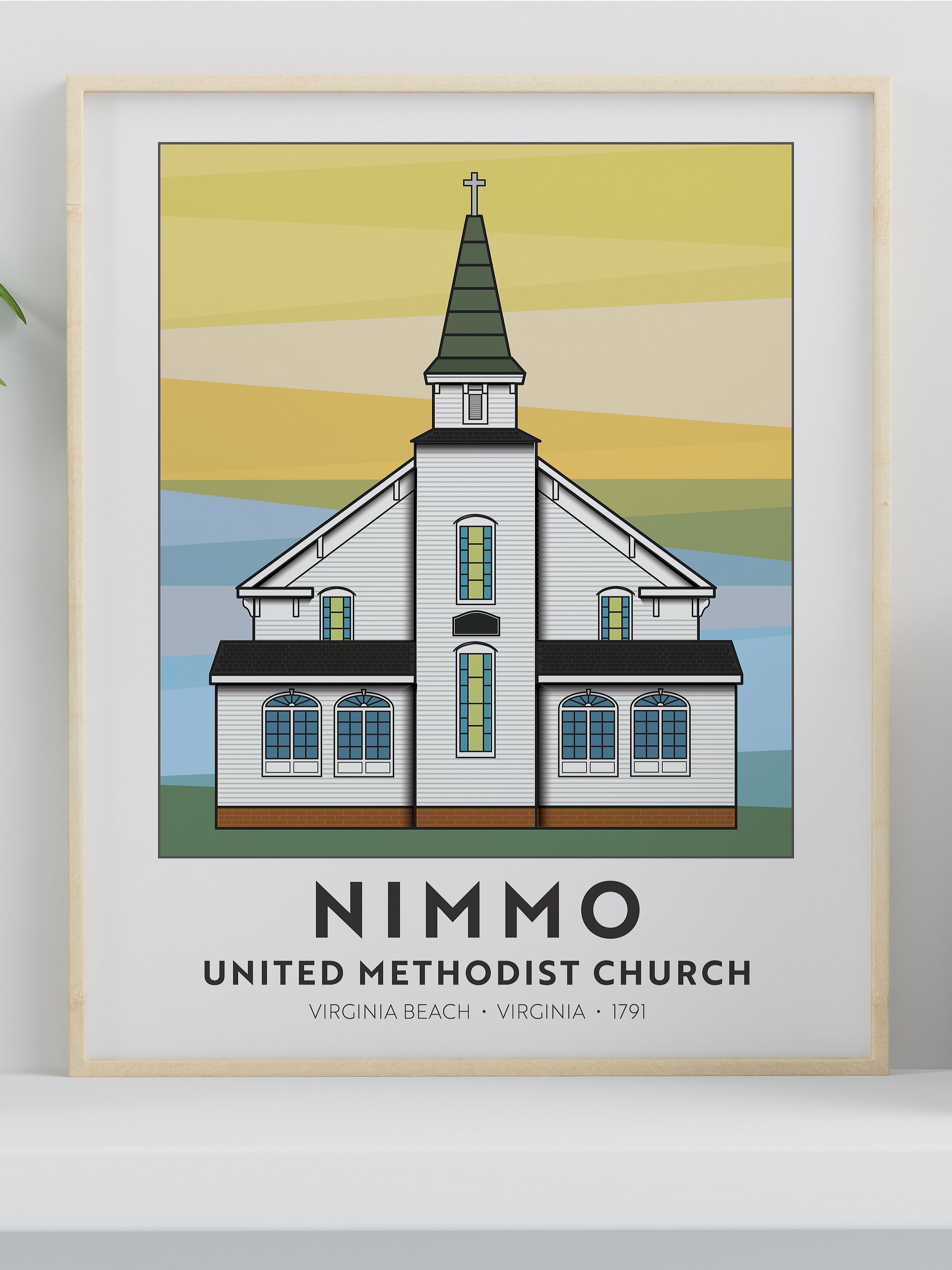 Nimmo Church Art Print product image (1)