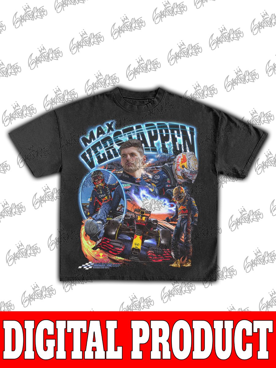 Max Verstappen Red Bull Racing 3-Time F1 World Champion Dutch Lion Vintage Racing Bootleg Graphic product image (1)