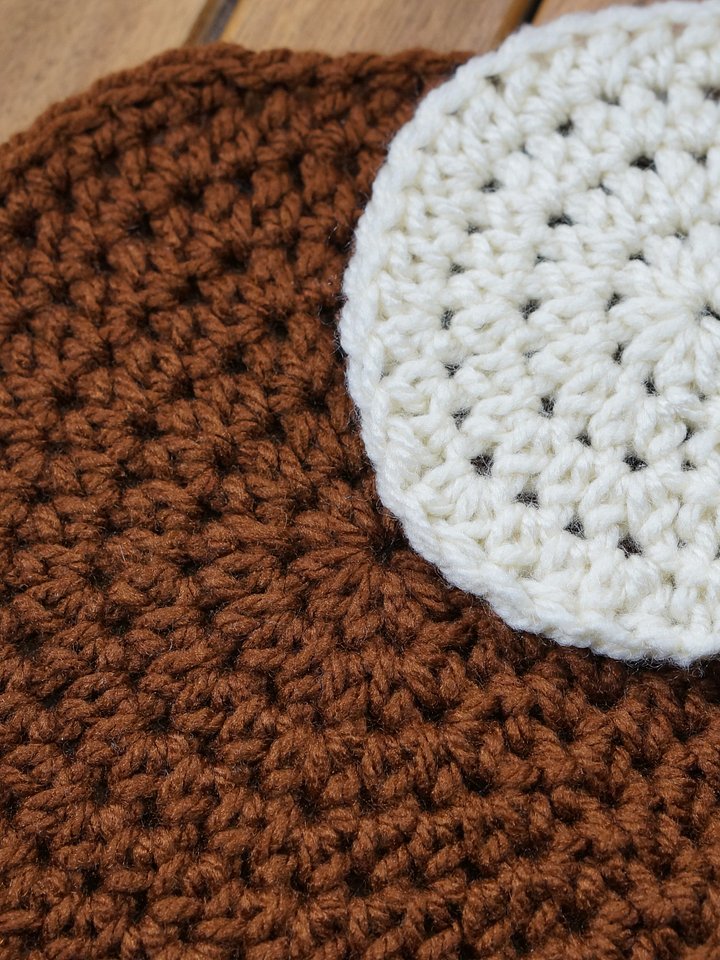 Half double crochet flat circle product image (1)