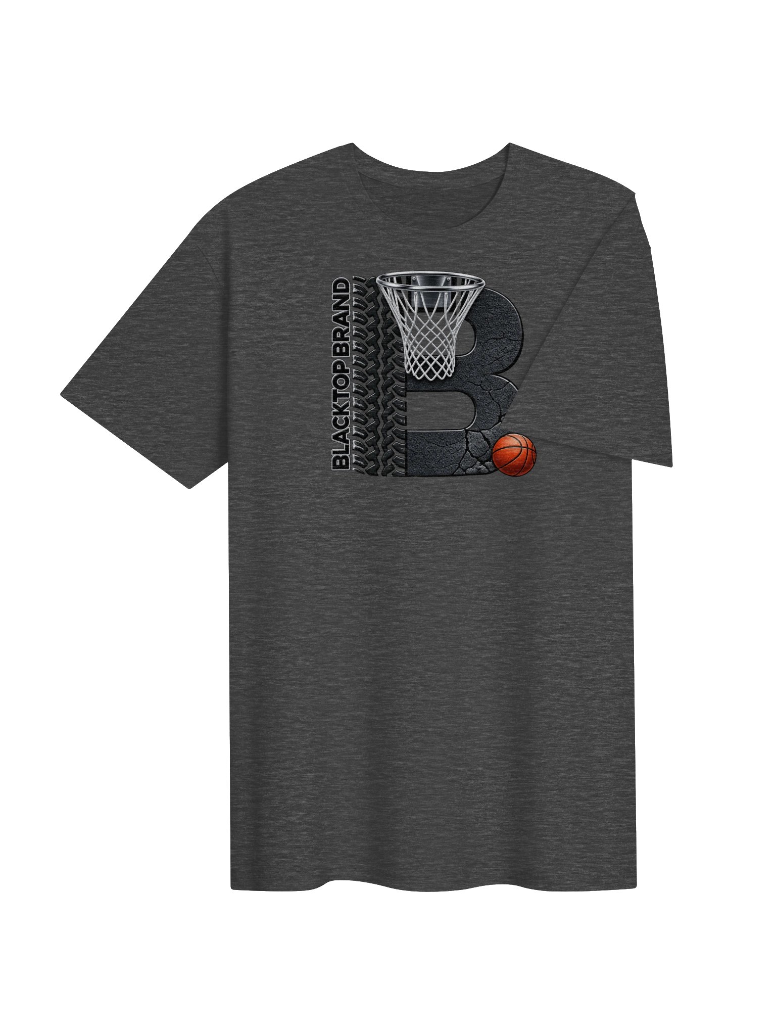 Blacktop Brand Basketball Logo Tee product image (4)