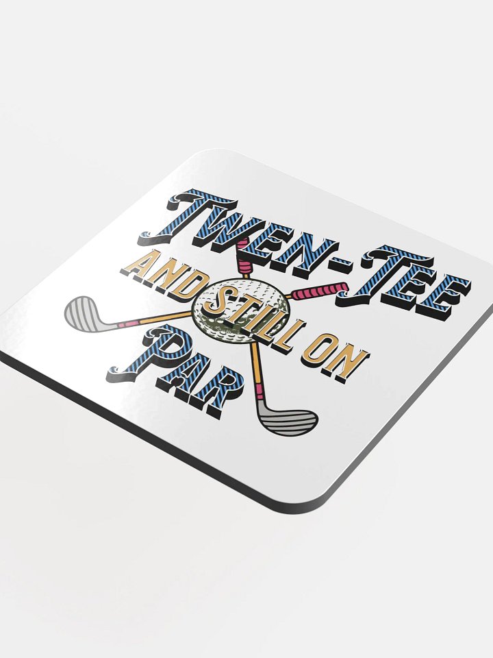 Twen-Tee And Still On Par Golfing Time Elegance Coaster Set product image (1)