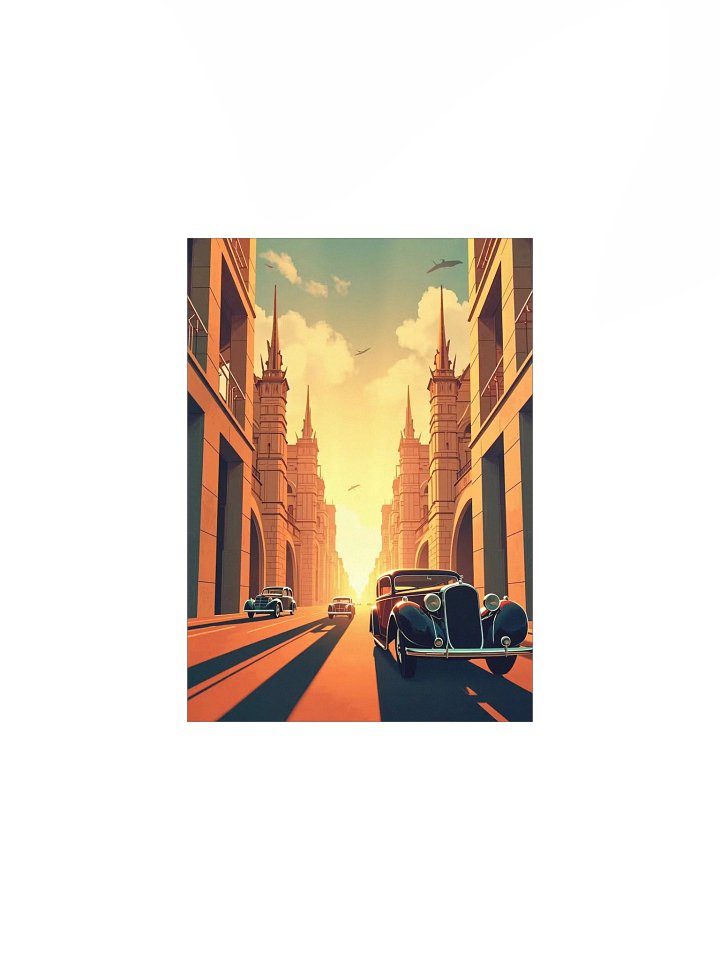 Madrid: 1920s Art Deco Travel Poster (Gran Vía Edition) product image (5)