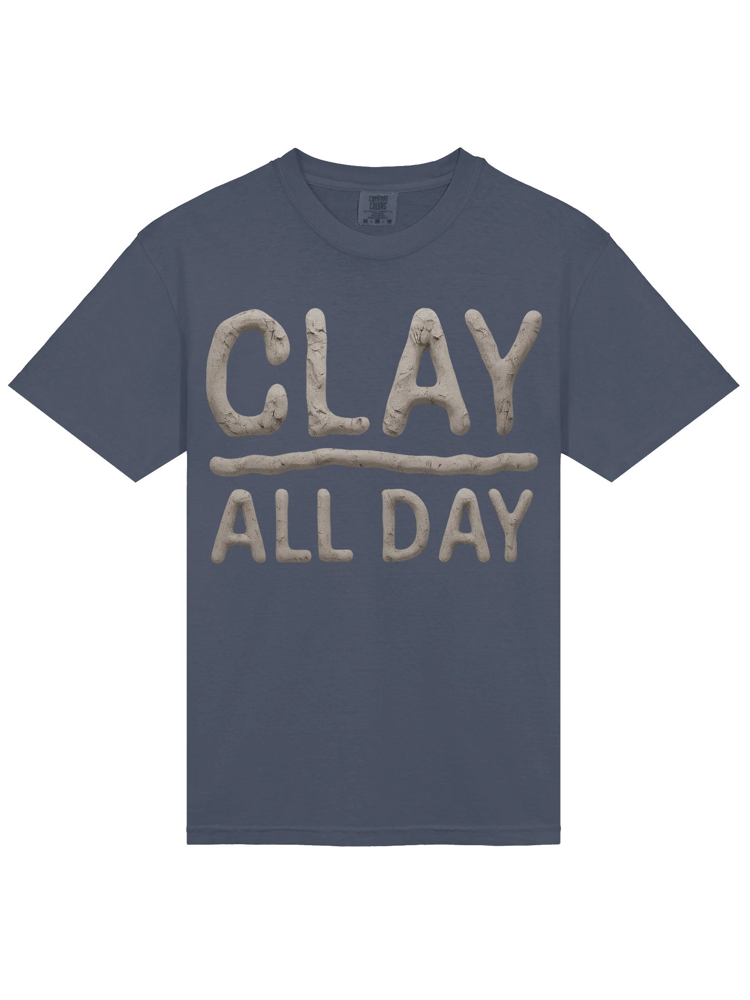Clay All Day Pottery T-Shirt for Ceramic Artists | Funny Pottery Gift Tee for Clay Lovers, Sculptors & Studio Potters | Handmade Art Hobby Shirt product image (3)