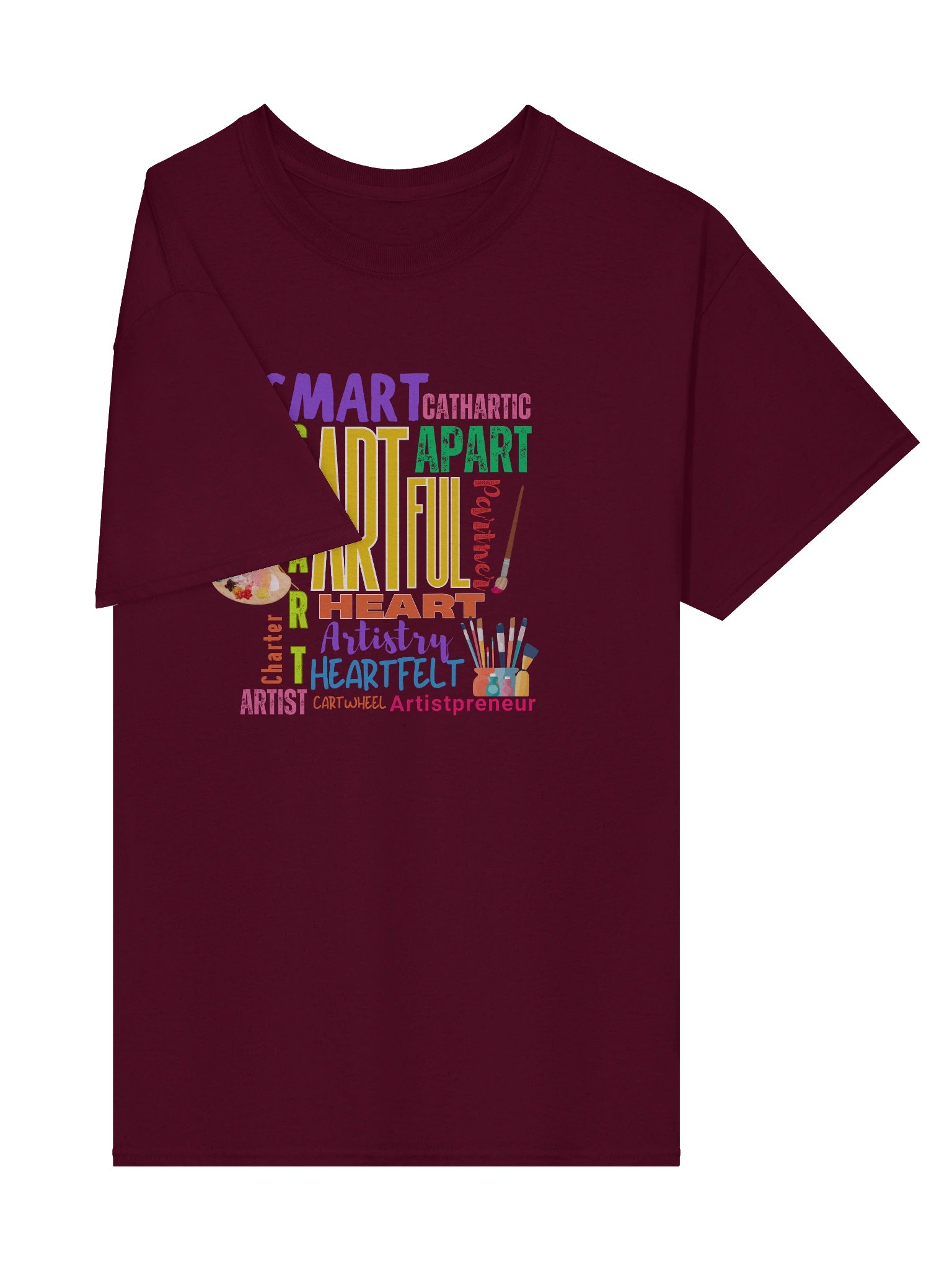 Artistic Vibe Collage T-Shirt product image (27)