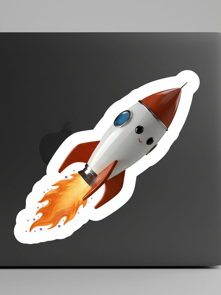 Official Rocket Sticker: Blast Off Edition product image (1)