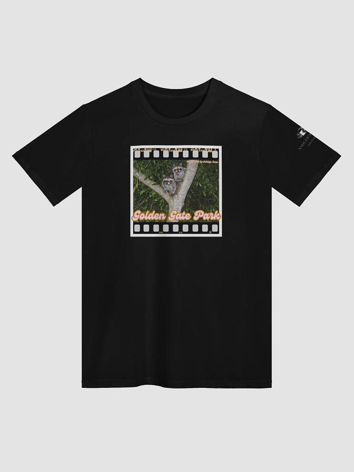Golden Gate Park Raccoons T-Shirt Black product image (1)