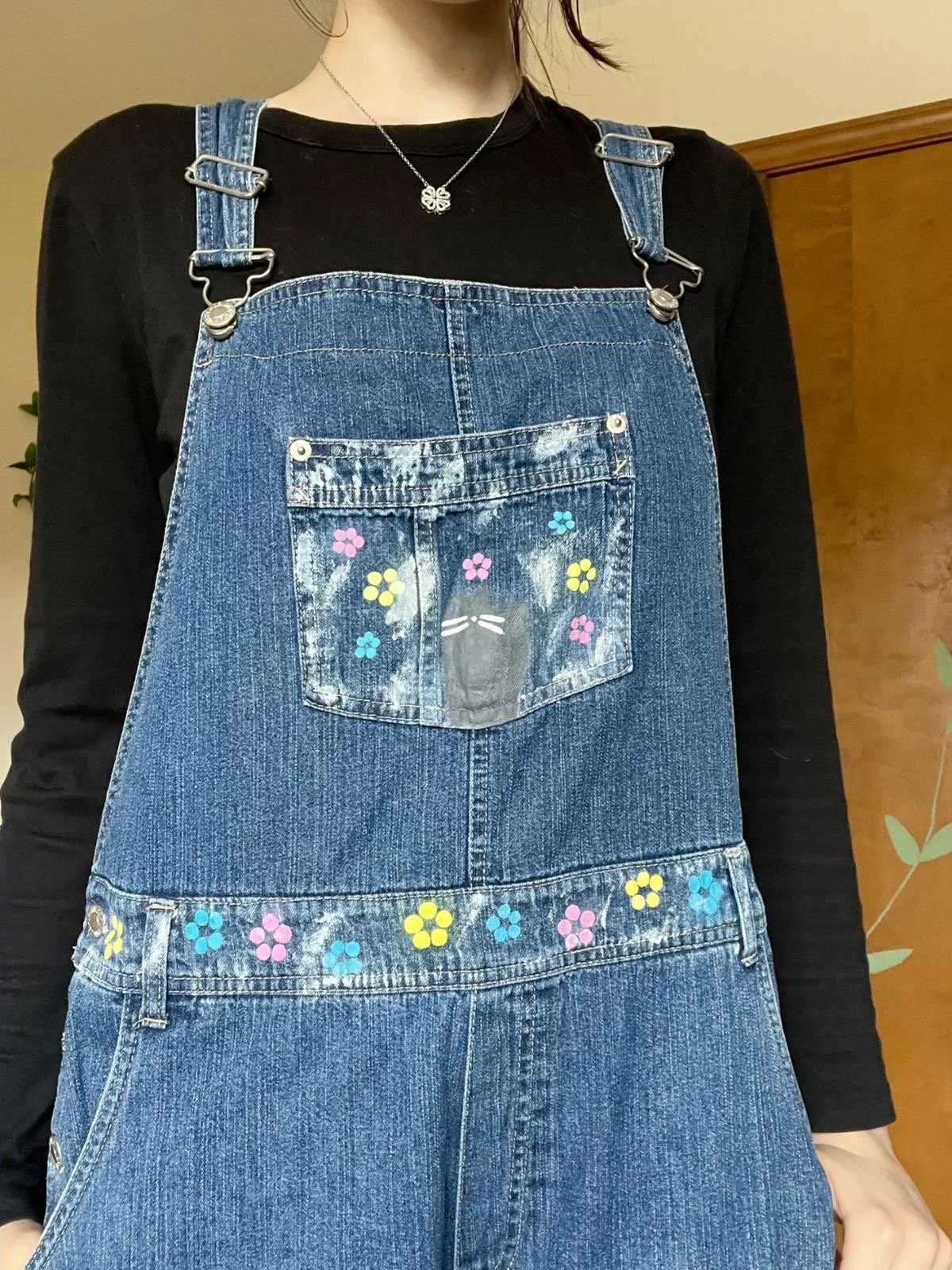 Kitty Kat Overalls / Size Large product image (1)