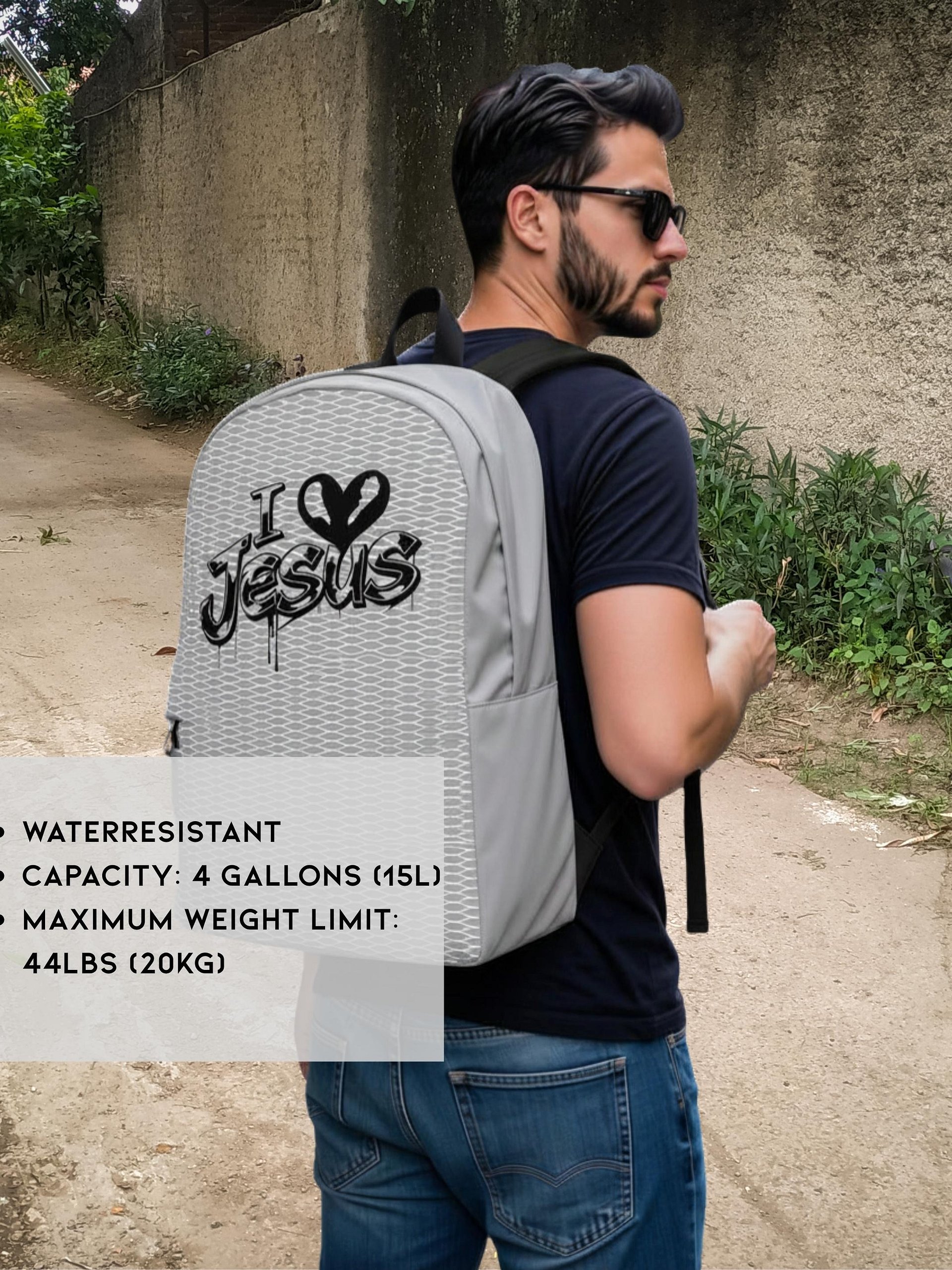 I Love Jesus Backpack product image (1)