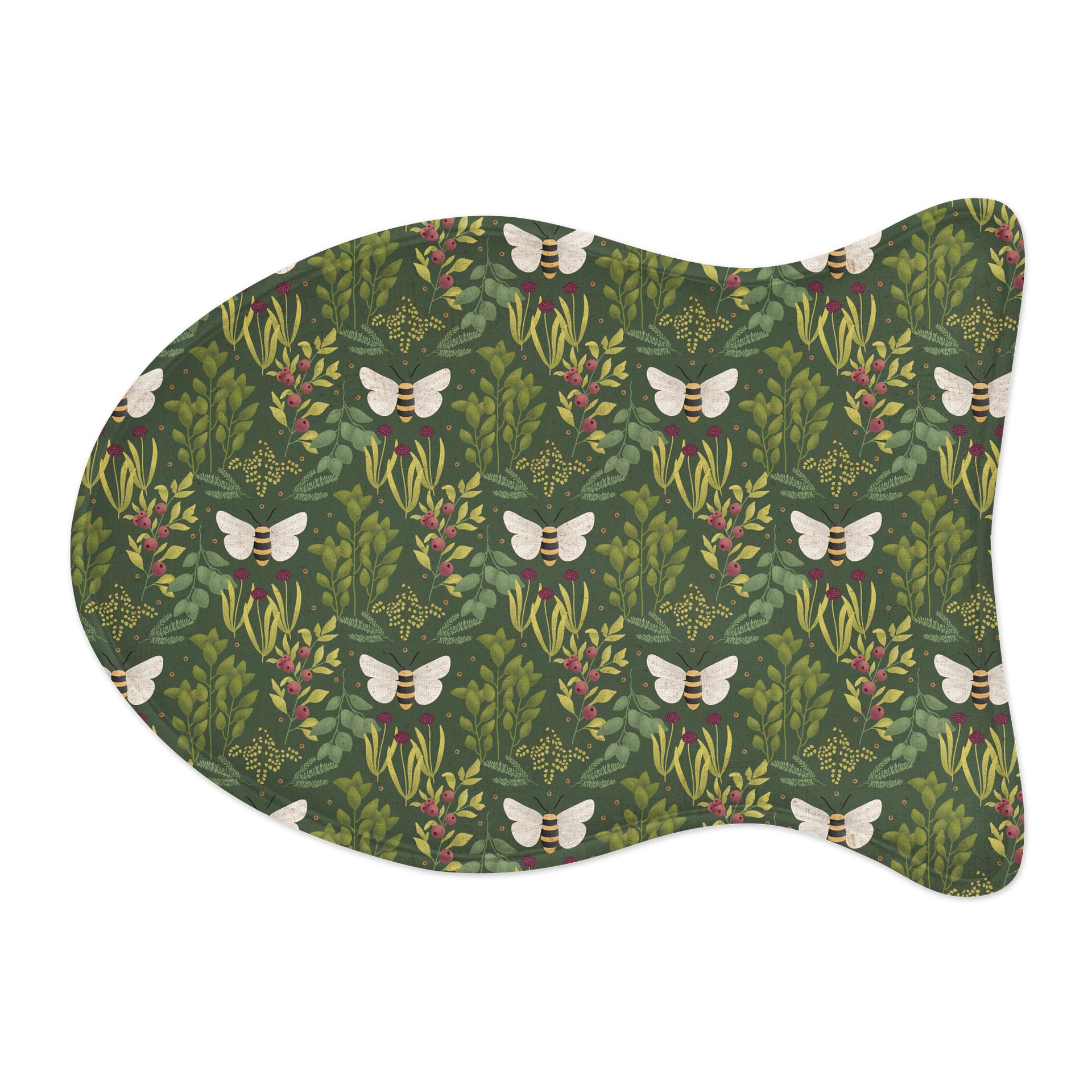 Bees and Foliage Pet Feeding Mat product image (2)