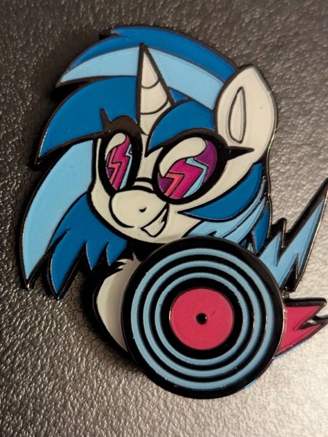 Vinyl Scratch Spinning Pin product image (1)