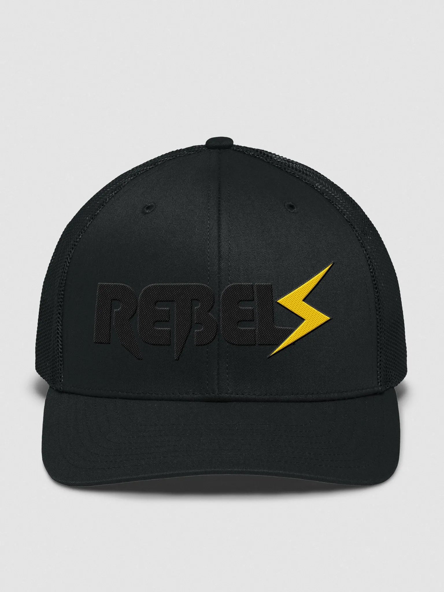 Rebels Trucker Hat | Black | Yellow product image (1)
