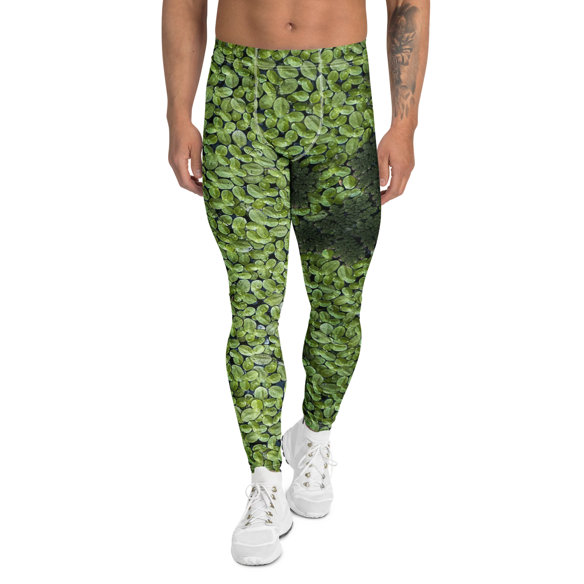 Verdant Life All-Over Print Men's Performance Leggings product image (1)